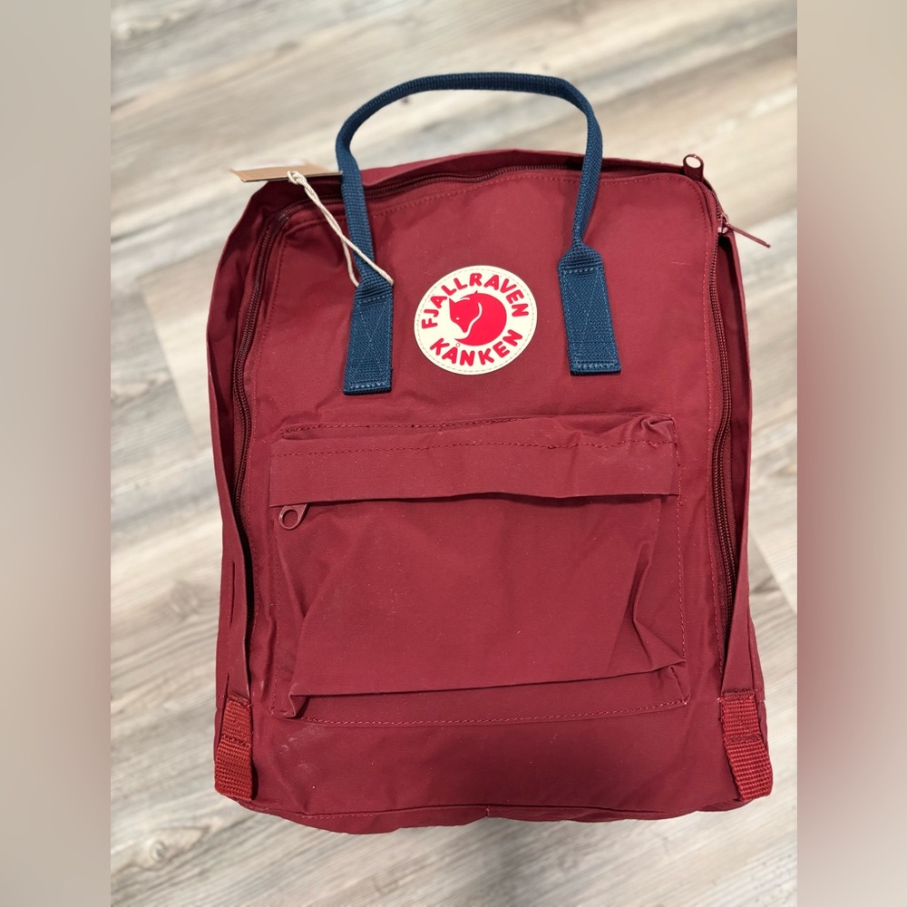 Fjällräven Kånken Classic Backpack Ox Red / Royal Blue NWT